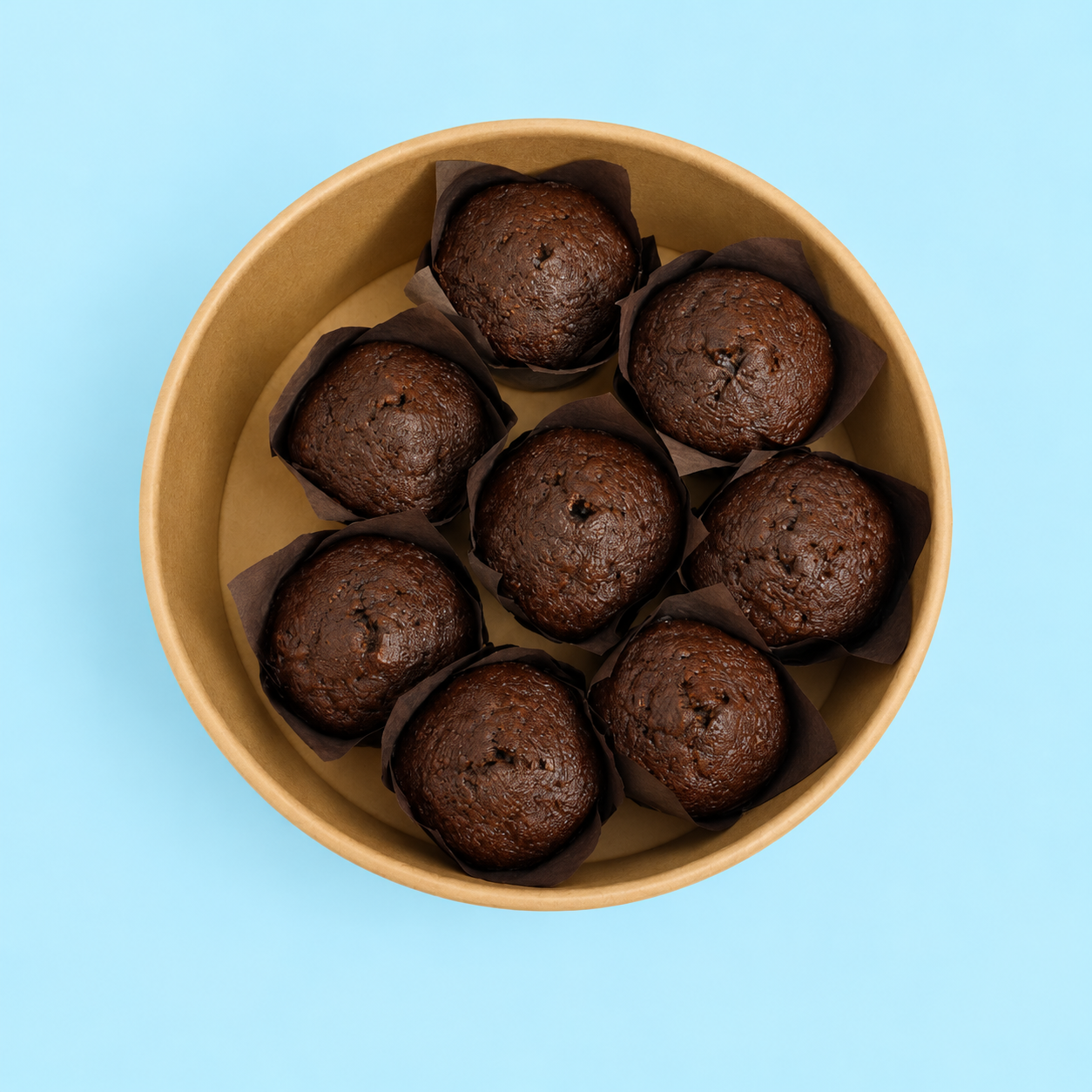 Minimuffin al cacao – 8 pezzi